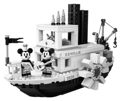Produktbild von LEGO Ideas Steamboat Willie - 21317, Bausatz, 10 Jahr(e), 951 Stück(e), 1,08 kg