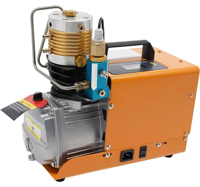 Produktbild von Hochdruck-Luftkompressor PCP - Elektrische Pumpe - 300 bar - 1,8 kW - 220 V - Tragbar - EU-Stecker - Öl-Wasser-Abscheider