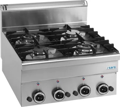 Immagine prodotto di Cucina a gas SARO, 4 fuochi, da appoggio, linea 600, G4S6