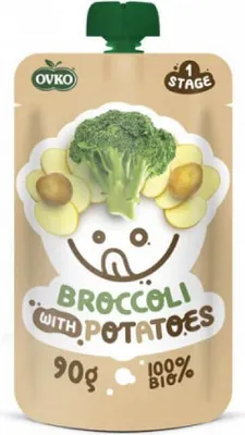 Produktbild von Kartoffel-Brokkoli Gericht nach 6 Monaten  90 g Ovko