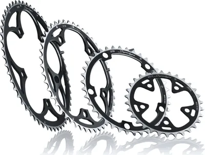 Produktbild von Miche CGSUSB3543B00 Supertype Kettenblatt BCD 135CA innen 43Z 9/10-fach Campagnolo, schwarz (1 Stück)