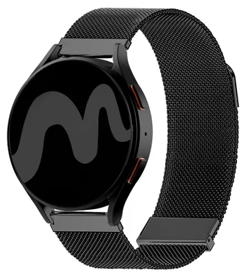 Productafbeelding van imoshion Milanees magnetisch bandje - Universeel 22 mm aansluiting - Zwart