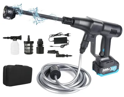 Obrázok produktu pre Čistič vysokotlakový - Čistič terás - Vysokotlakový čistič akumulátorový - Elektrické vysokotlakové čističe - 200 bar - 6 v 1