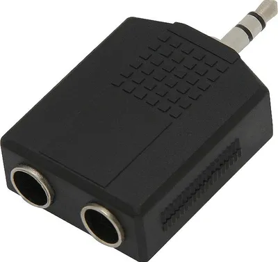 Obrázek produktu pro Rozbočovač jack konektoru (3,5 mm) – dvě 6,3mm stereofonní zdířky