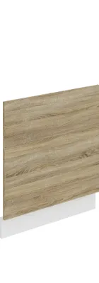 Immagine prodotto di Pannello frontale Belini per lavastoviglie PO. Pannello frontale per lavastoviglie larghezza 60 cm. Pannello frontale per lavastoviglie senza maniglia, rovere Sonoma