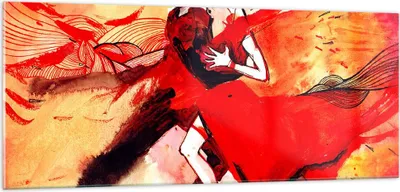 Produktbild von Bilder auf glas - tanzen sie - 100x40cm - Glasbilder - Wandbilder - Bilder - Kunstdruck - zum Aufhängen bereit - Wanddekoration aus Glas - Glas Bilder - Wandbild auf Glas - Einteilig - GAB100x40-3731