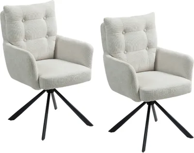 Produktbild von SEBA Drehstuhl BOOM 180° creme, 2er SET
