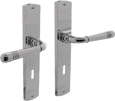 Zdjęcie produktu dla Zestaw rozet Helena Zamak chromowany BB 72mm DIN L/R INTERSTEEL