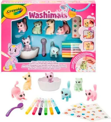 Produktbild von Crayola - Waschimals Haustiere Pastell