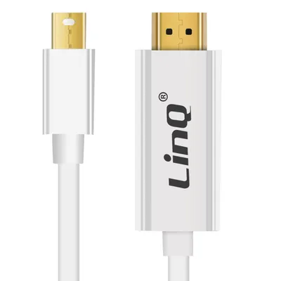 Immagine prodotto di LinQ, cavo video Mini DisplayPort / HDMI da 1,8 m, bianco