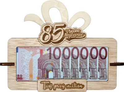 Obrázek produktu pro Tabulka na peníze Tvůj první milion k 85 SK