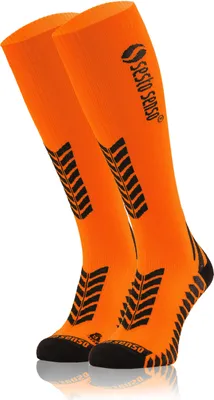 Produktbild von Sesto Senso Sportliche Kniestrümpfe Unisex Hohe Atmungsaktive Sportsocken Orange 35-38