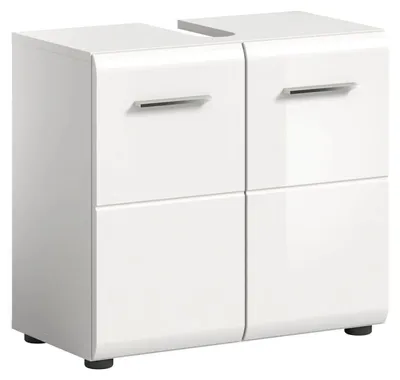 Produktbild von Ice 60 cm Weiß Hochglanz 2 Türen
