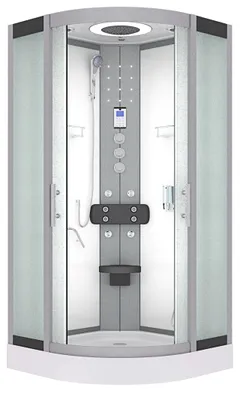 Produktbild von Duschkabine Dusche D58-20M1 Komplettdusche Fertigdusche 100x100 cm