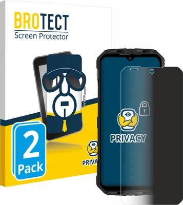 Produktbild von 2x BROTECT Sichtschutzfolie für Doogee V Max Plus Anti-Spy Privacy Sichtschutz Blickschutz Folie Blaulicht-Schutz