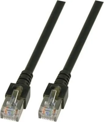 Immagine prodotto di Cavo patch RJ45 SF/UTP Cat. 5e PVC CCA nero 1,5 m