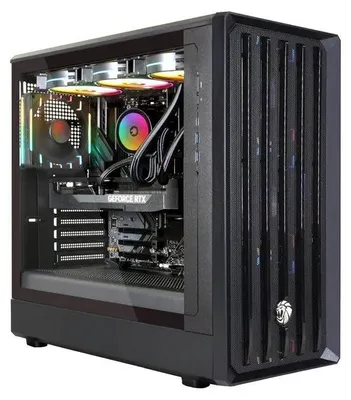 Image de Hyrican Gamemax Claw BK 8091, tour de taille moyenne, processeur AMD Ryzen 7 9700X, 32 Go de RAM, SSD de 1 To, carte graphique NVIDIA RTX 5070 Ti, système d'exploitation Windows 11 Home