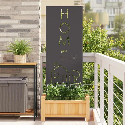 Zdjęcie produktu dla Maison Exclusive – czarny parawan ogrodowy 50 x 140 cm