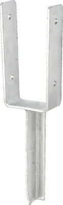 Produktbild von U-Pfostenträger m. Betonanker 101 x 200 x 200 mm, feuerverzinkt, 1 Stück