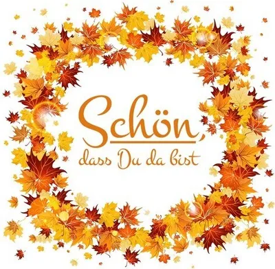 Produktbild von 20 Servietten Schön in Autumn Leaves - Schön im Herbstkranz 33x33cm