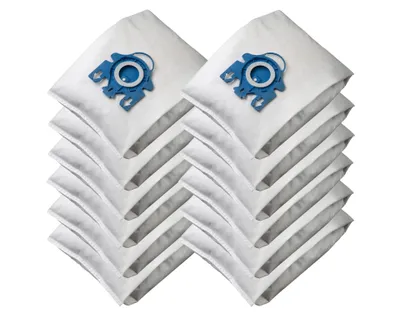 Produktbild von KOMA ML01PL - Set mit 12 Stück Staubsaugerbeuteln mit Kunststoffstaubsperre für Miele H,G,N Staubsauger