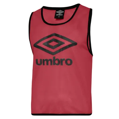 Immagine prodotto di Umbro - Pettorina da allenamento per bambini UO319 (L - XL) (Vermiglio/Nero)