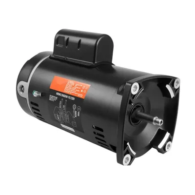 Image de moteur de pompe de piscine 1 HP, cadre 56Y, 115V(9 Ampère)/230V(4.5 Ampère) 3450U/min, 60Hz, 1.25 facteur de service, condensateur 90μF/250V, CCW rotation bride carrée Moteur de remplacement
"Moteur de pompe de piscine 1 HP - cadre 56Y - 115V(9 Ampère)/230V(4.5 Ampère) - 3450U/min - 60Hz - 1.25 facteur de service - 90μF/250V condensateur - CCW rotation bride carrée moteur de remplacement"