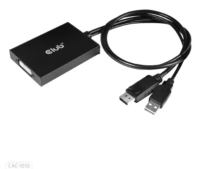 Image de Club 3D CAC-1010 Club3D Adapter DisplayPort > DVI-D (Active Dual) St/Bu retail