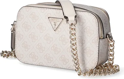 Zdjęcie produktu dla Guess HWBD78-79140 Dove Logo Damska torba na aparat fotograficzny / torba na ramię / torba na ramię Taupe Sztuczna Skóra-