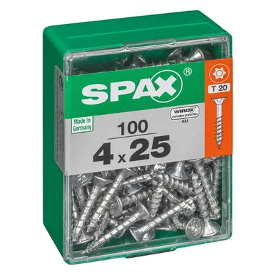 Produktbild von Spax Universalschrauben 4.0 x 25 mm TX 20 - 100 Stk.