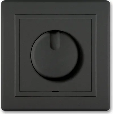 Produktbild von Dimmer mit Ein/Aus Schalter Schwarz (Soft Touch)