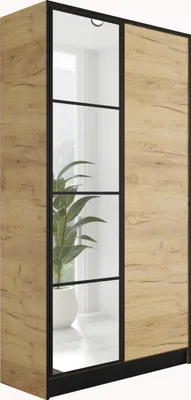 Produktbild von KIER FURNITURE EDEN v1 Kleiderschrank 104,8x205x39cm, 2 Türen, Craft Eiche
