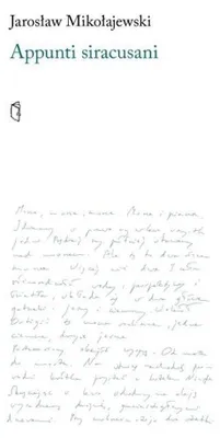 Obrázek produktu pro Appunti Siracusani - refleksje o Syrakuzach - Jarosław Mikołajewski