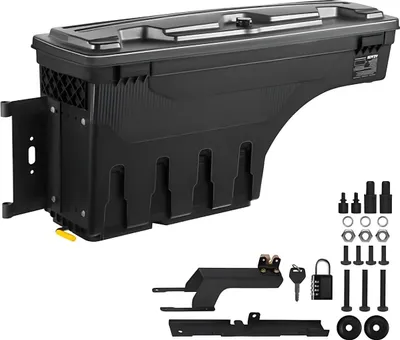 Produktbild von Bolt Edge Aufbewahrungsbox für Ford F-150 (2015-2021) – Abschließbare Drehbox – Werkzeugkasten – Kompatibel mit Radkasten – 25L