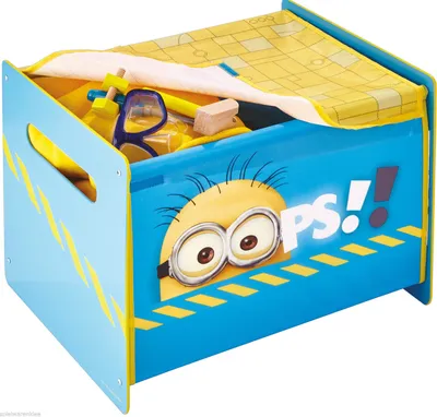 Produktbild von Minions Spielzeugkiste Truhe Box Aufbewahrungskiste Spielzeugtruhe Minion 655450