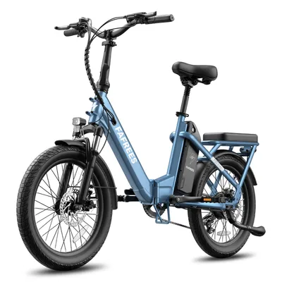 Produktbild von F20 Flex Faltbares 20 Zoll City-E-Bike 36V 20Ah Akku Shimano 7-Gang-Getriebe Reichweite bis 100 km Nebelblau