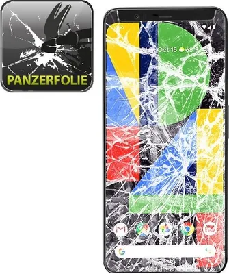 Produktbild von 2x Panzerfolie für Google Pixel 4 ANTI-SCHOCK Displayschutz Displayfolie HD KLAR