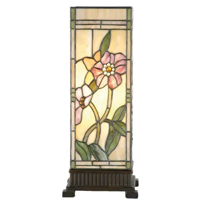 Obrázek produktu pro Stolní lampa Tiffany 18x45 cm hnědá