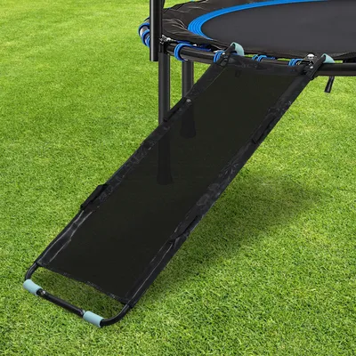 Obrázek produktu pro Clanmacy Trampolínový žebřík 150 cm, odolný proti UV záření, flexibilní montáž, bezpečnostní žebřík, vstupní žebřík, délka: 150 cm