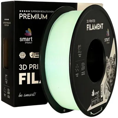 Obrázek produktu pro Filament PLA, zářivě bílý, pro 3D tiskárny, průměr 1,75 mm, hmotnost 1000 g