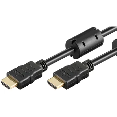 Produktbild von Goobay HDMI (ST-ST) 10m HighSpeed Anschlusskabel Schwarz