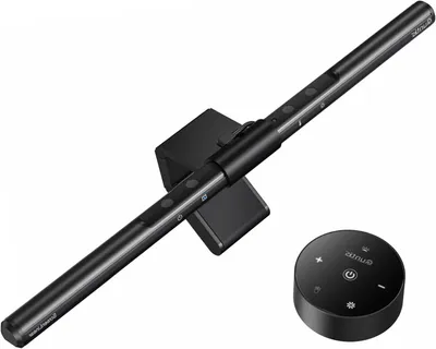 Produktbild von Monitorleuchte – Bildschirmleuchte – Schreibtischlampe – Asymmetrisches Design – 40 cm – Schwarz
