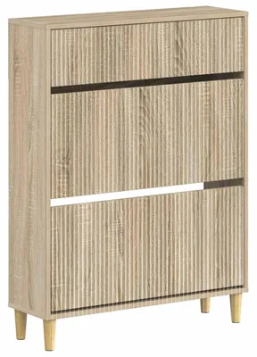Immagine prodotto di vidaXL Armadio per scarpe ARNHEM, 78 x 24 x 103 cm, realizzato in legno composito, finitura Sonoma