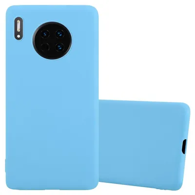 Image de Cadorabo Housse pour Huawei MATE 30 Housse en bleu Housse téléphone portable TPU Silicone Etui Case Cover
