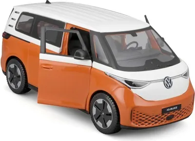Produktbild von Maisto - 2023 Volkswagen ID.Buzz, weiß, orange metallic, 1:24