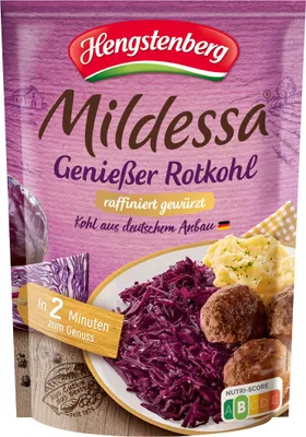 Image de Chou rouge épicé raffiné Mildessa végétalien sans gluten 400g