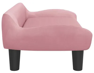 Immagine prodotto di vidaXL Letto per cani rosa 70x40x24 cm in velluto