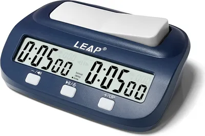 Zdjęcie produktu dla Zegar szachowy LEAP Cyfrowy zegar szachowy Profesjonalny zegar szachowy z bonusem czasowym i funkcjami opóźnienia