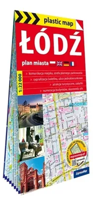 Immagine prodotto di Mappa di Łódź in scala 1:22 000, su pellicola, 2026