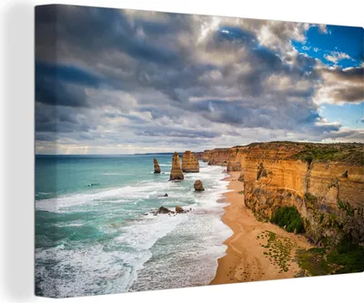 Obrázek produktu pro OneMillionCanvasses® - Obraz na plátně - 140x90 cm, Dvanáct apoštolů, nástěnné umění tisk nástěnné dekorace - fotografie na plátně - malba na dřevěném rámu
